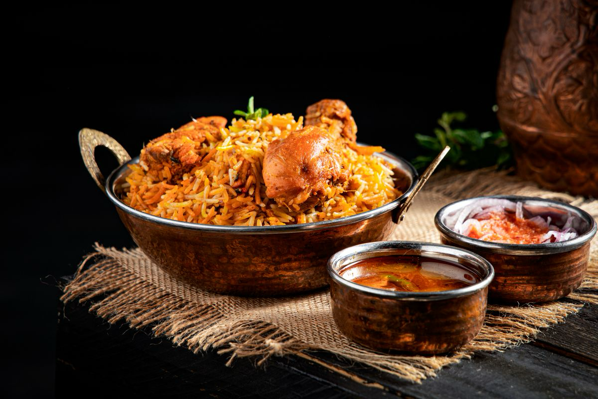 Chicken Fry + Hyderabad Dum Biryani