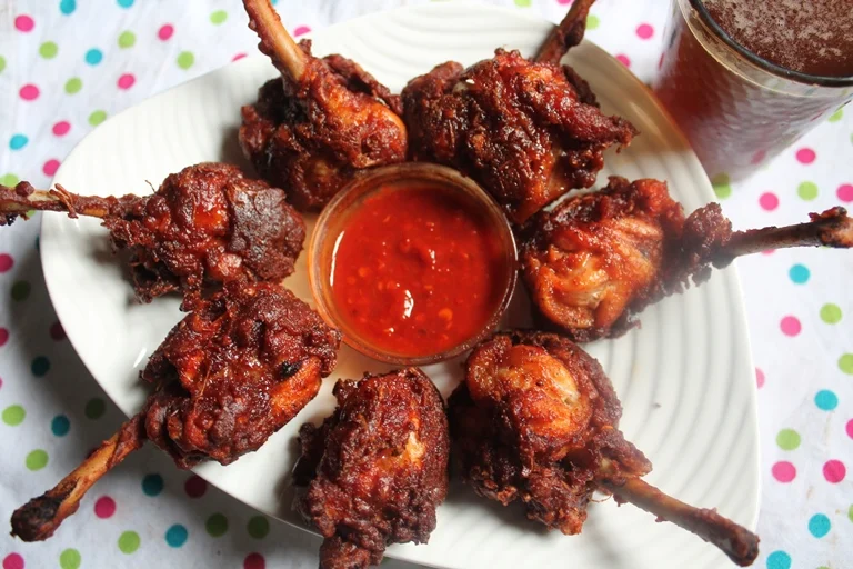 Chicken Lollipop + Hyderabad Dum Biryani